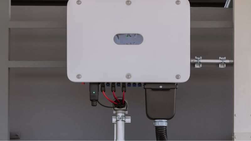 solar inverter connecting
