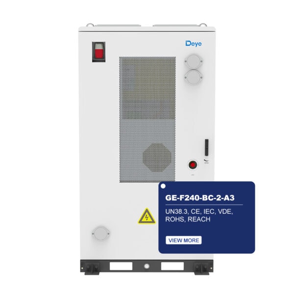 High-quality industrial power supply unit featuring safety certifications and durable design from Deye. Suitable for professional electrical and mechanical applications.