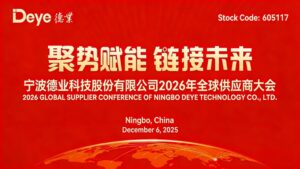 Modern smart home devices by Deye for enhanced living.